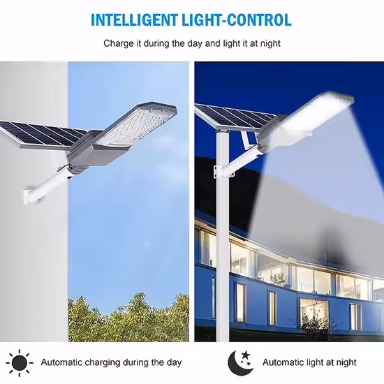 ソーラー街路灯 Bspro 投光器 100W 200W 防水 IP65 オールインワン LED ソーラー街路灯